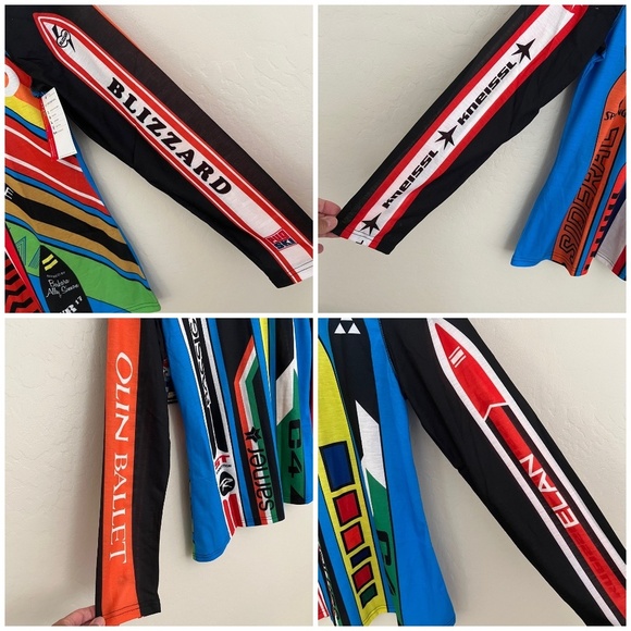 HEADSWEATS GEAR PERFORMANCE TEE NWT WOMEN S ATHLETIC LOGOS BOLD QTR ZIP SKI - Picture 12 of 14